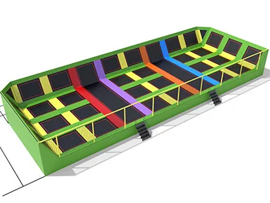 foam cube trampoline park