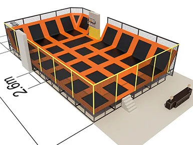 outdoor trampoline park cover