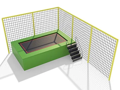 Trampoline bed