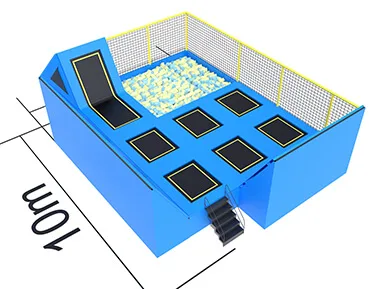 large trampoline park