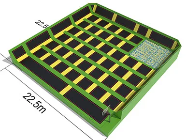 300~600sqm trampoline park designs