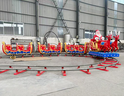 Santa Claus parent train