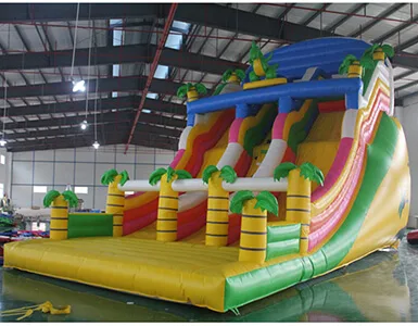 Inflatable slide