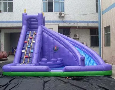 Inflatable water slide