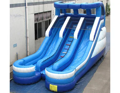 Inflatable water slide