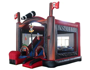 inflatable pirate ship bounce house