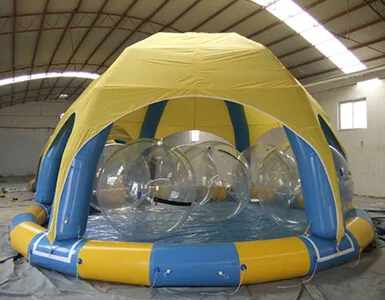 Inflatable water park