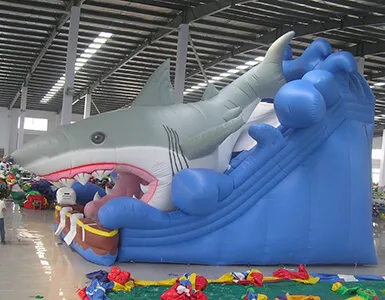 Inflatable slide