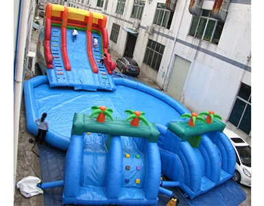 Inflatable water park