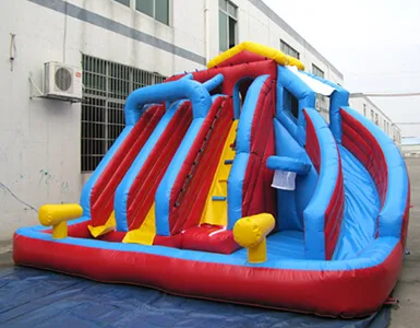 Inflatable water slide