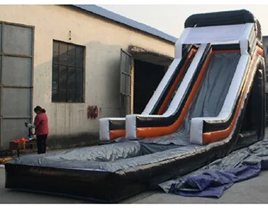 Inflatable water slide