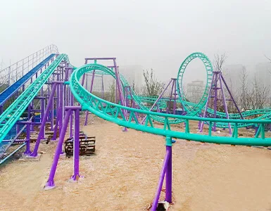 4 seat roller coaster car