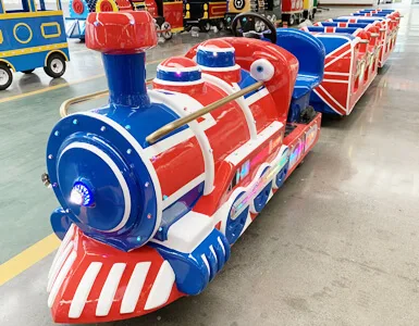 Trackless train for sale by Yueton - electric and diesel road trains