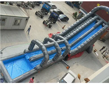 Inflatable water slide