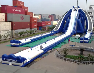Inflatable water slide