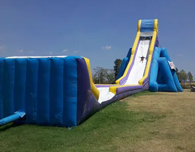Inflatable water slide