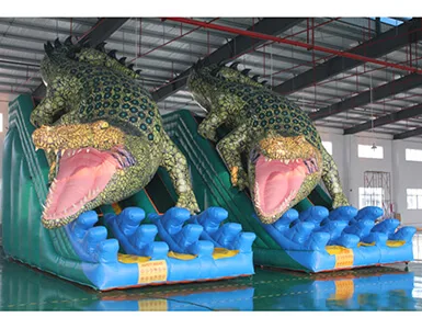 Inflatable slide