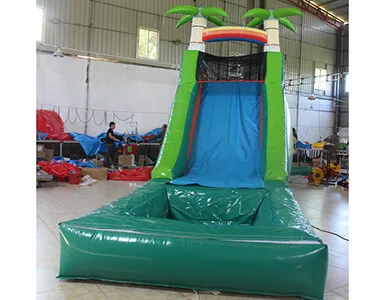 Inflatable water slide