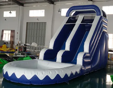 Inflatable water slide