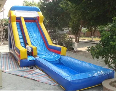 Inflatable water slide