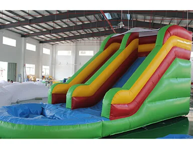 Inflatable water slide