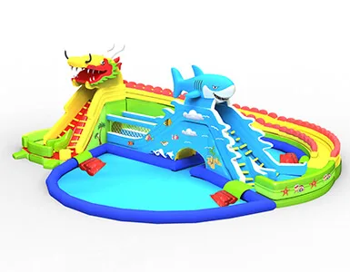 Inflatable water park