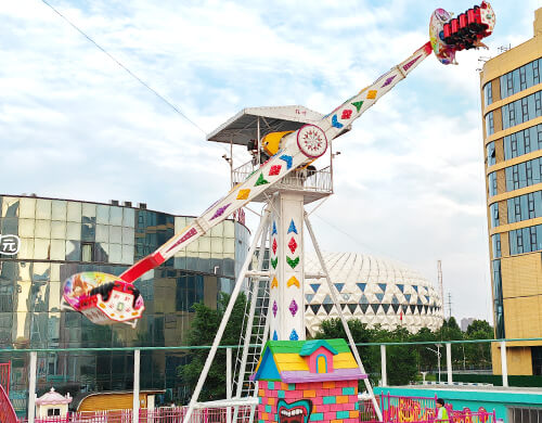 Adventure park ride booster rides