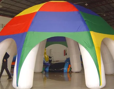 Inflatable tent