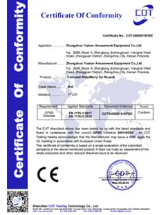 CE Certificate of Yueton amusement rides - page 2