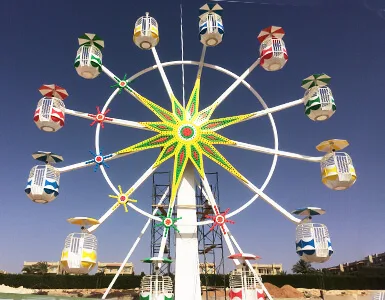 Flower basket gondola ferris wheel