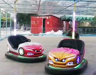LED battery bumper car ride